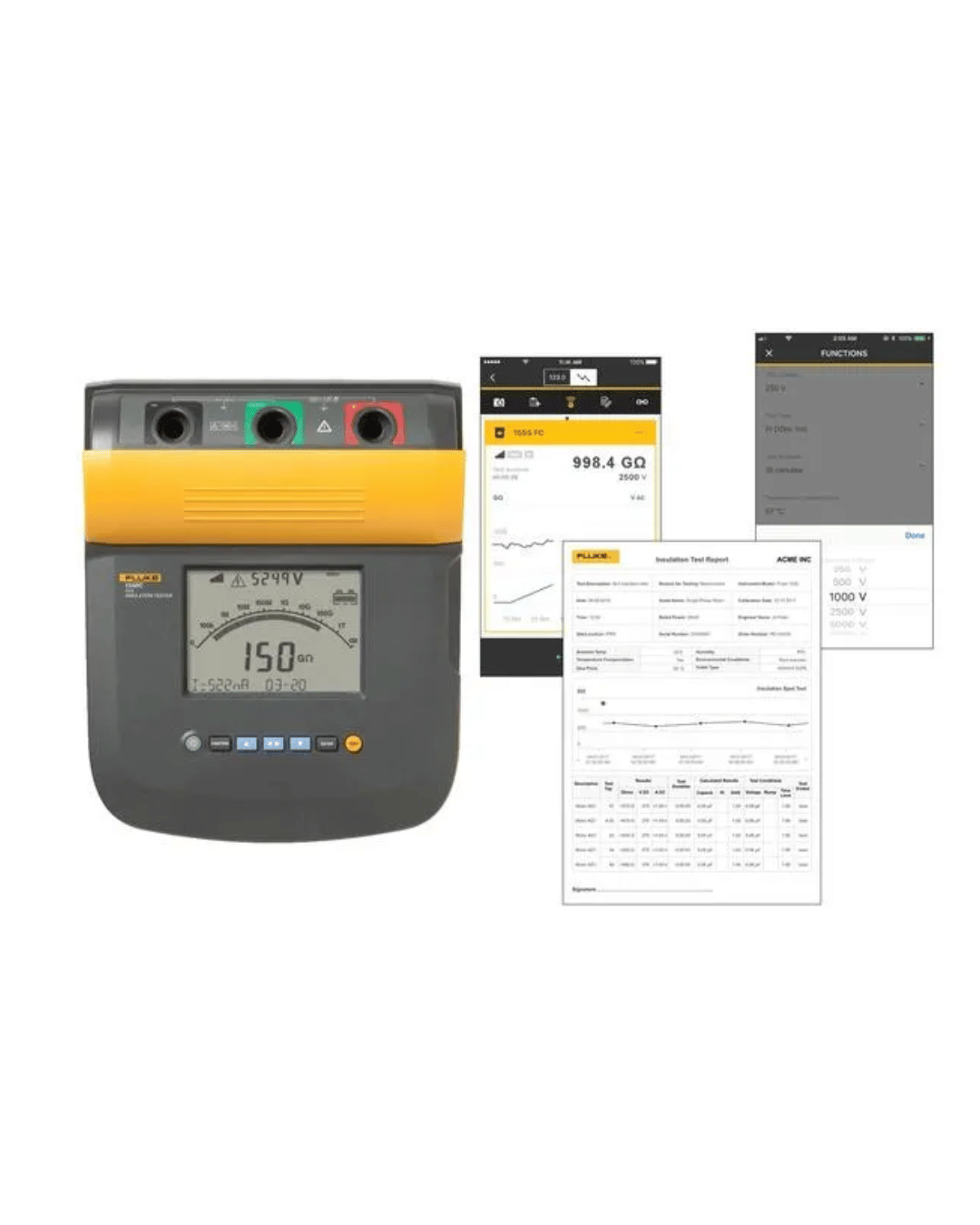 Insulation testing with Fluke Connect
