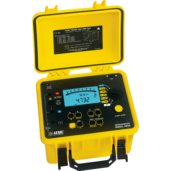 AEMC Model 5060 Digital/Analog Megohmmeter