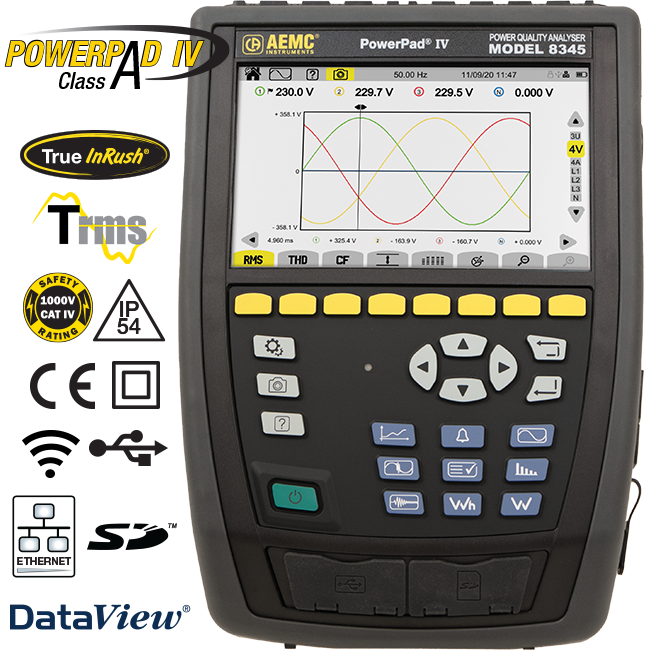 AEMC 2136.37 PowerPad Model 8345