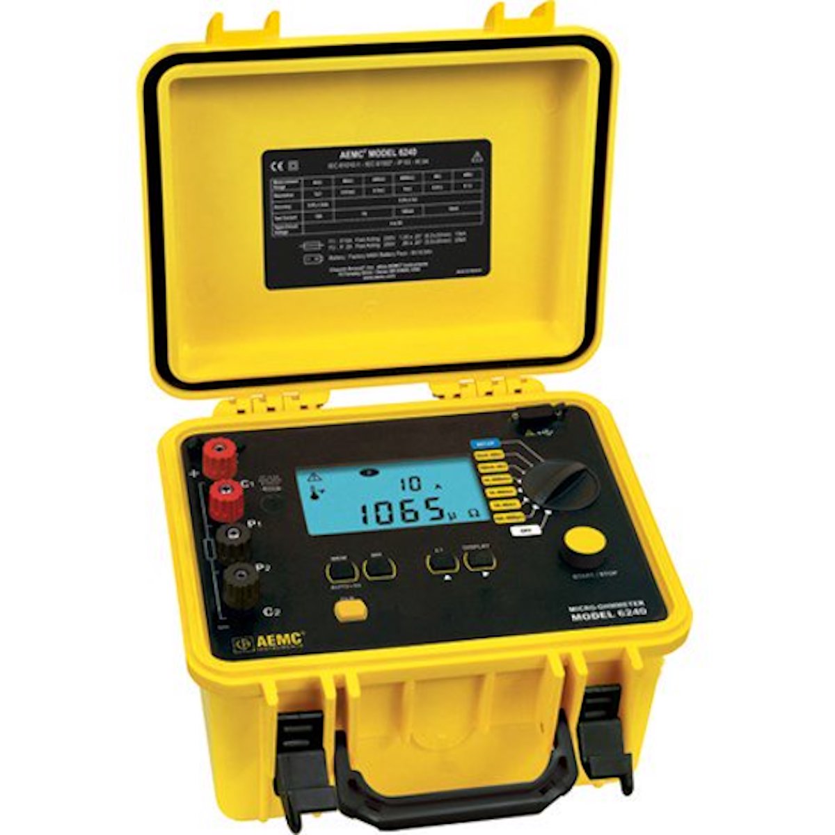 AEMC 2129.8 Micro-Ohmmeter Model 6240