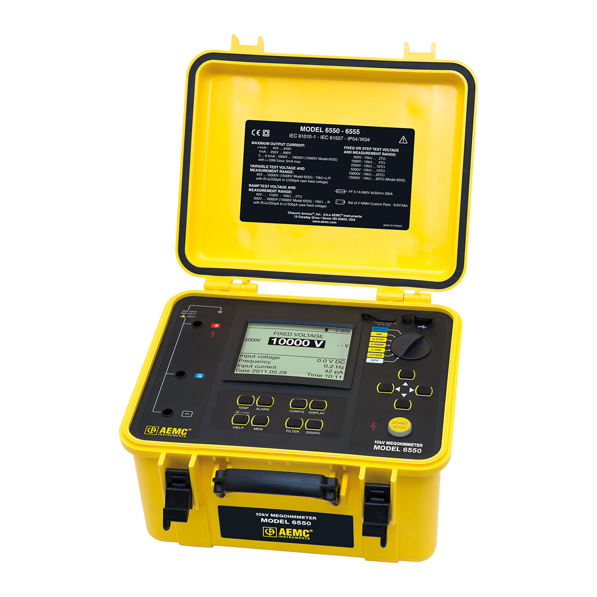 AEMC 2130.31 Megohmmeter Model 6550