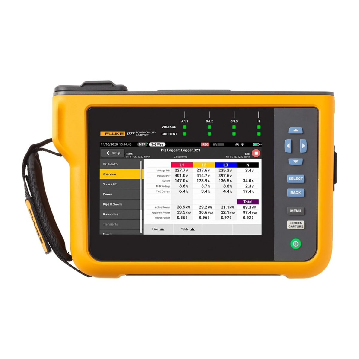 FLUKE 1773 Power Quality Analyzer