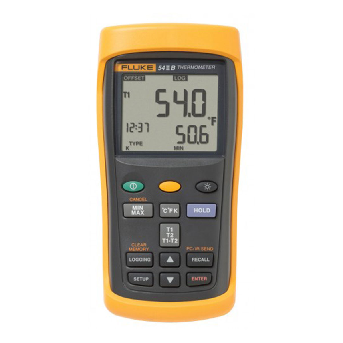 FLUKE 54-2-B Dual Input Thermometer w/ datalogging