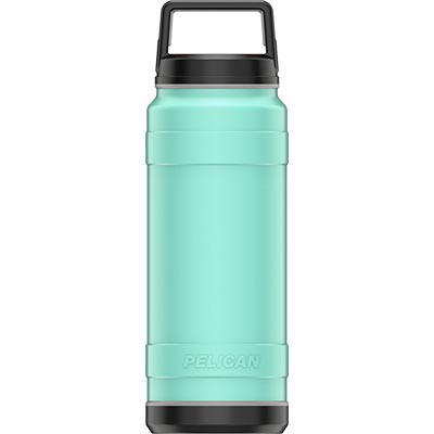 PELICAN TRAV-BO18-SEA 18 oz Travel Bottle, Sea Green