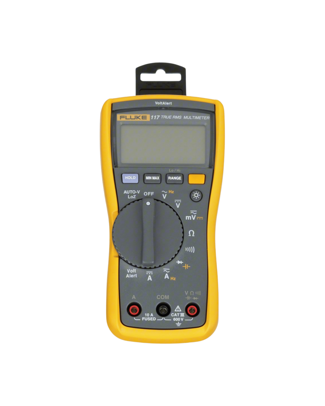 Full view of Fluke digital multimeter 