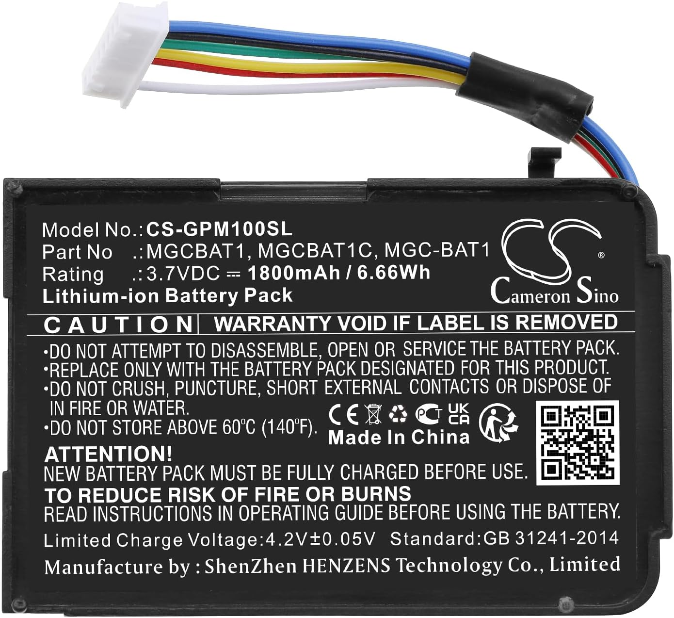 Gas Clip MGC-BAT1 replacement battery