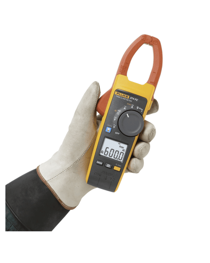 Fluke 374FC True RMS Wireless Clamp Meter in hand
