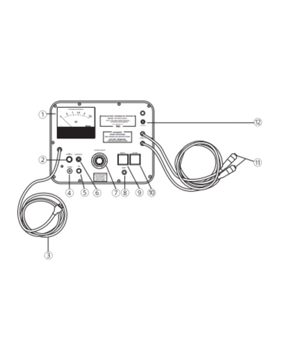 Line diagram of  dielectric strength tester 