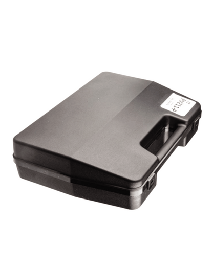 Closed plastic case for Druck PV211-14 pneumatic hand pump storage