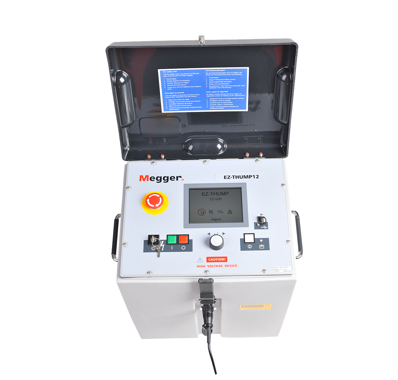 Megger EZ-Thump 12kV portable cable fault locator