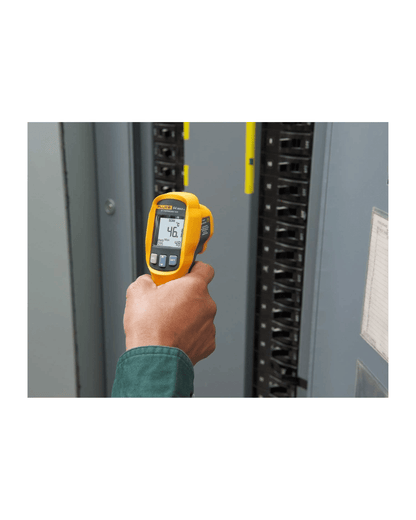 Fluke 64 MAX infrared thermometer in testing