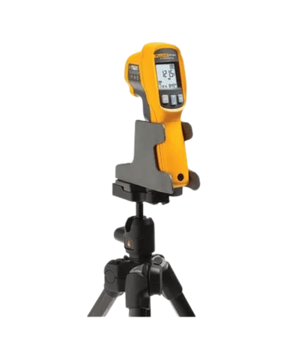 Fluke 64 MAX infrared thermometer in tripod