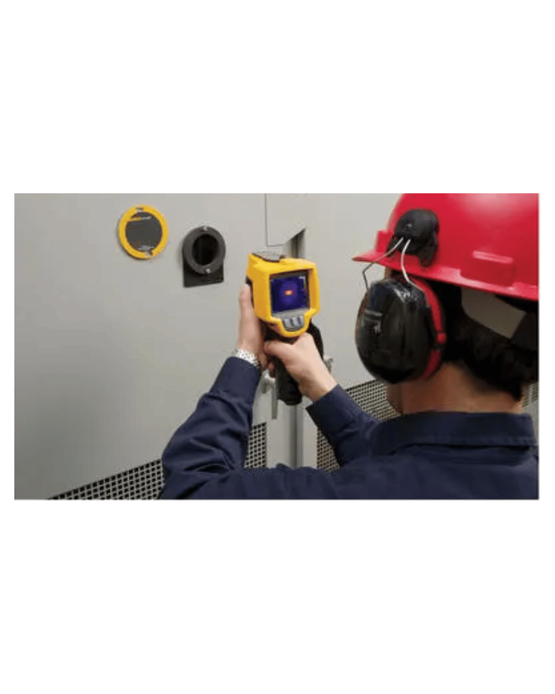 Fluke FLK-100-CLKT IR window in testing