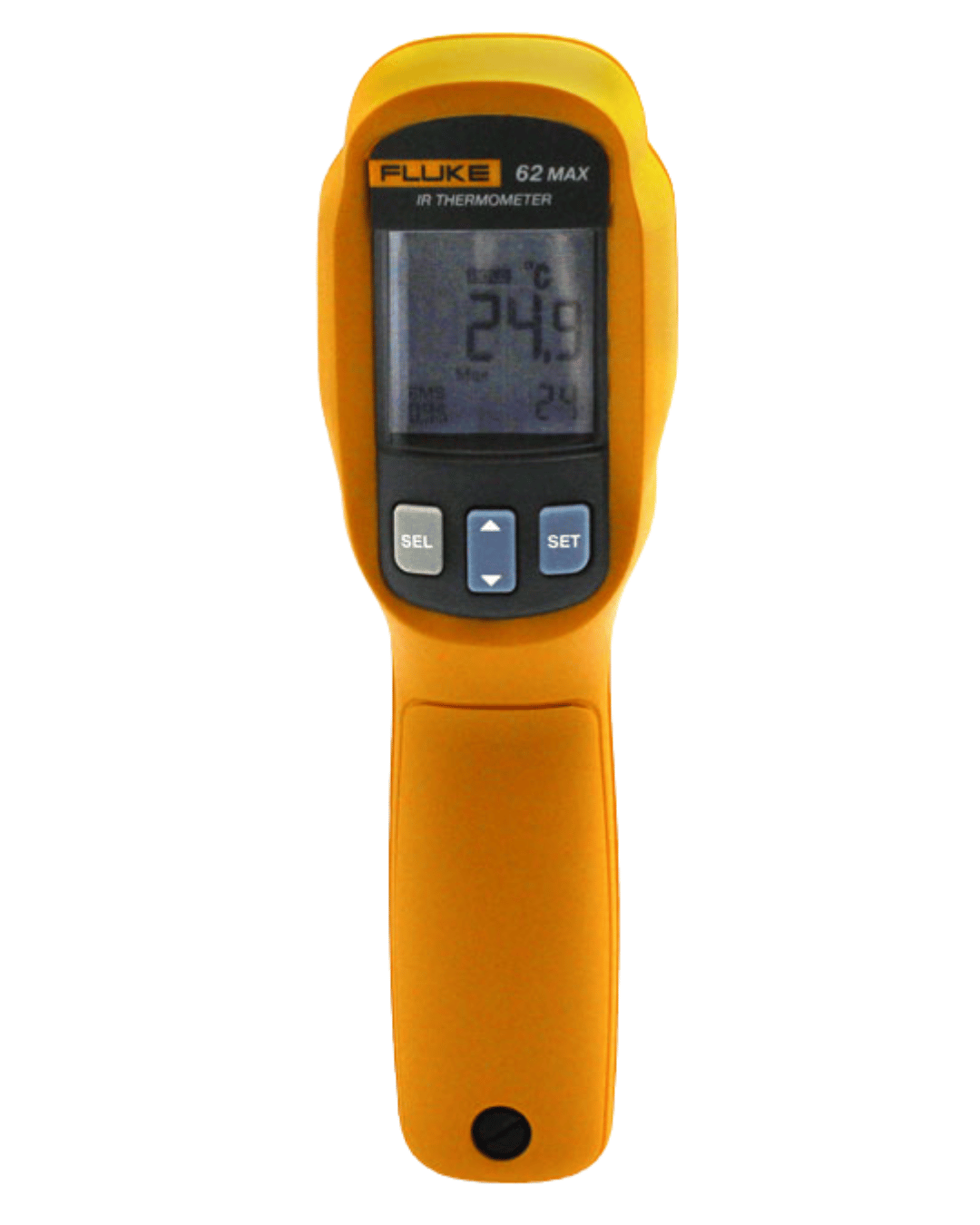 Cose-up view of Fluke 62 MAX+ Infrared Thermometer