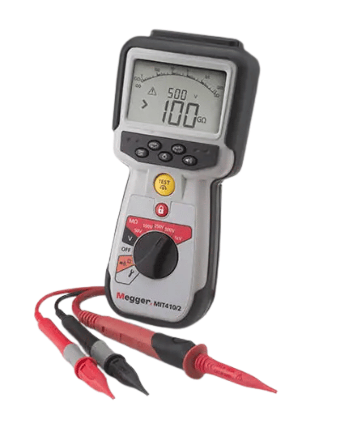 Megger MIT410-2 1000V insulation resistance tester with test leads