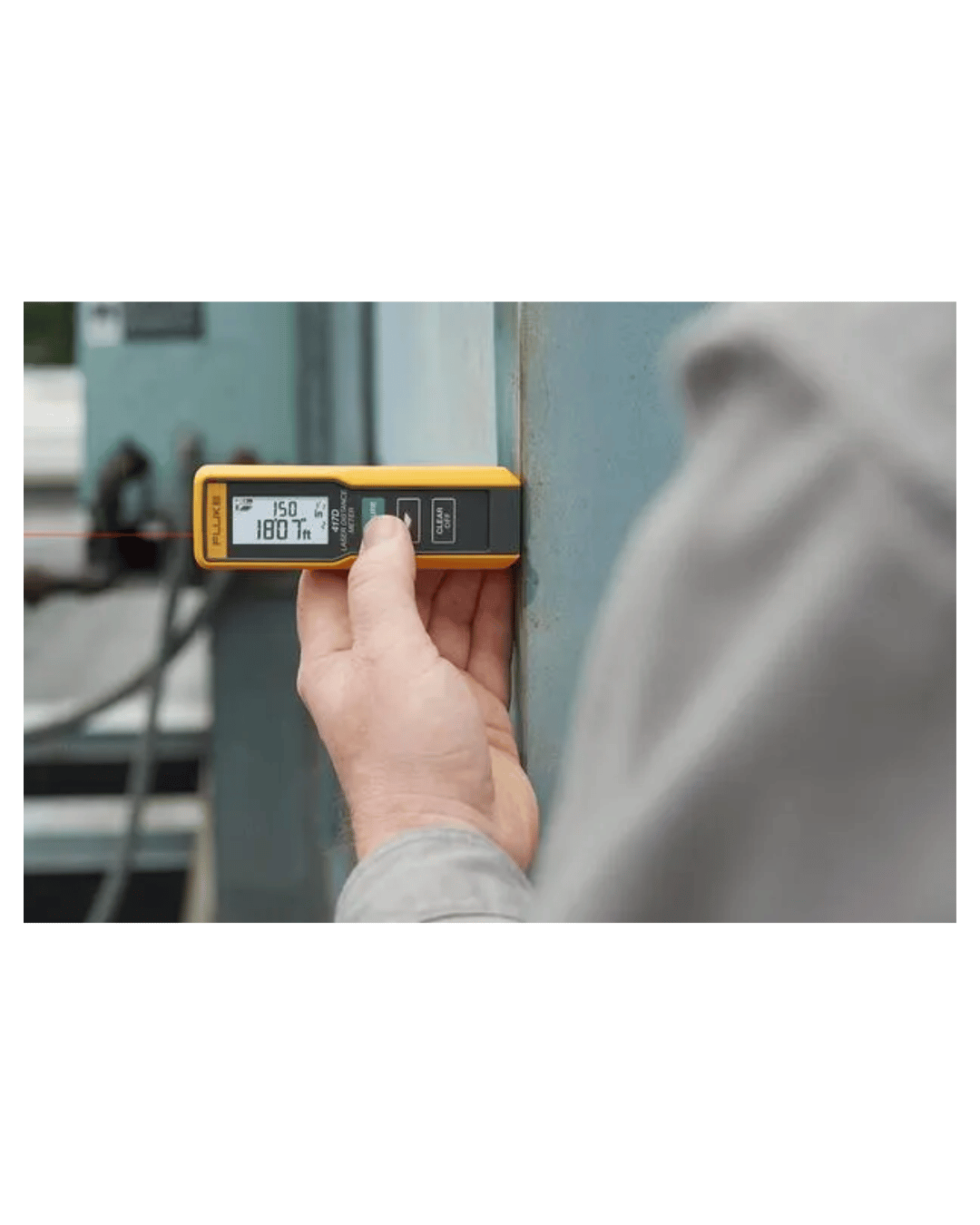 Fluke 417D laser measuring tool in testing