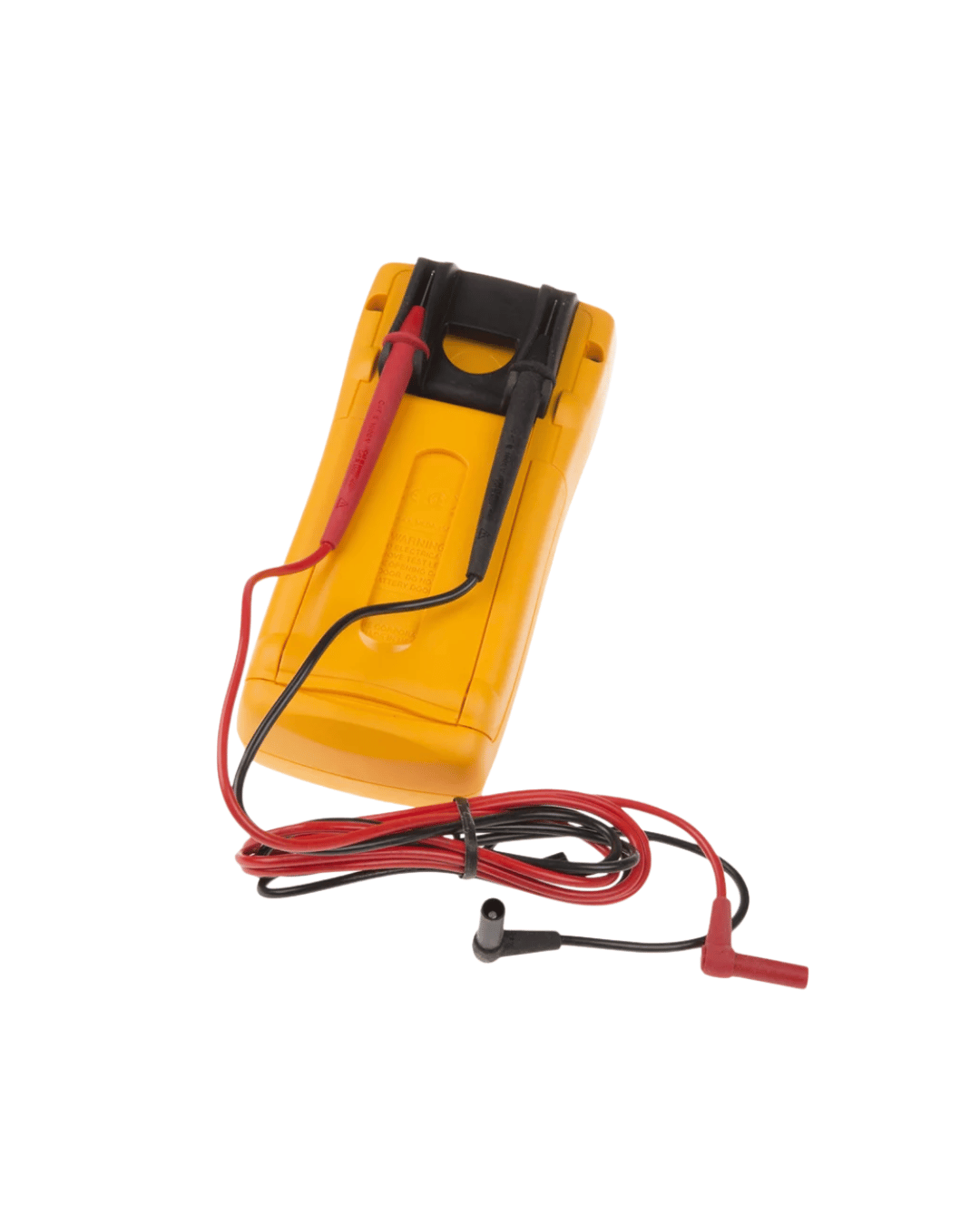 Rear view of Fluke 725US Process Calibrator with test leads