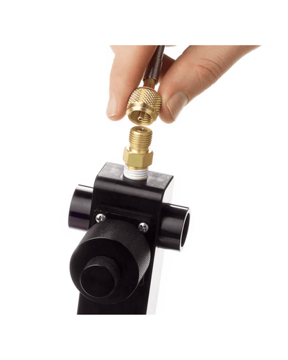 Ralston QTHA-1MB0 hydraulic pressure test fitting in use