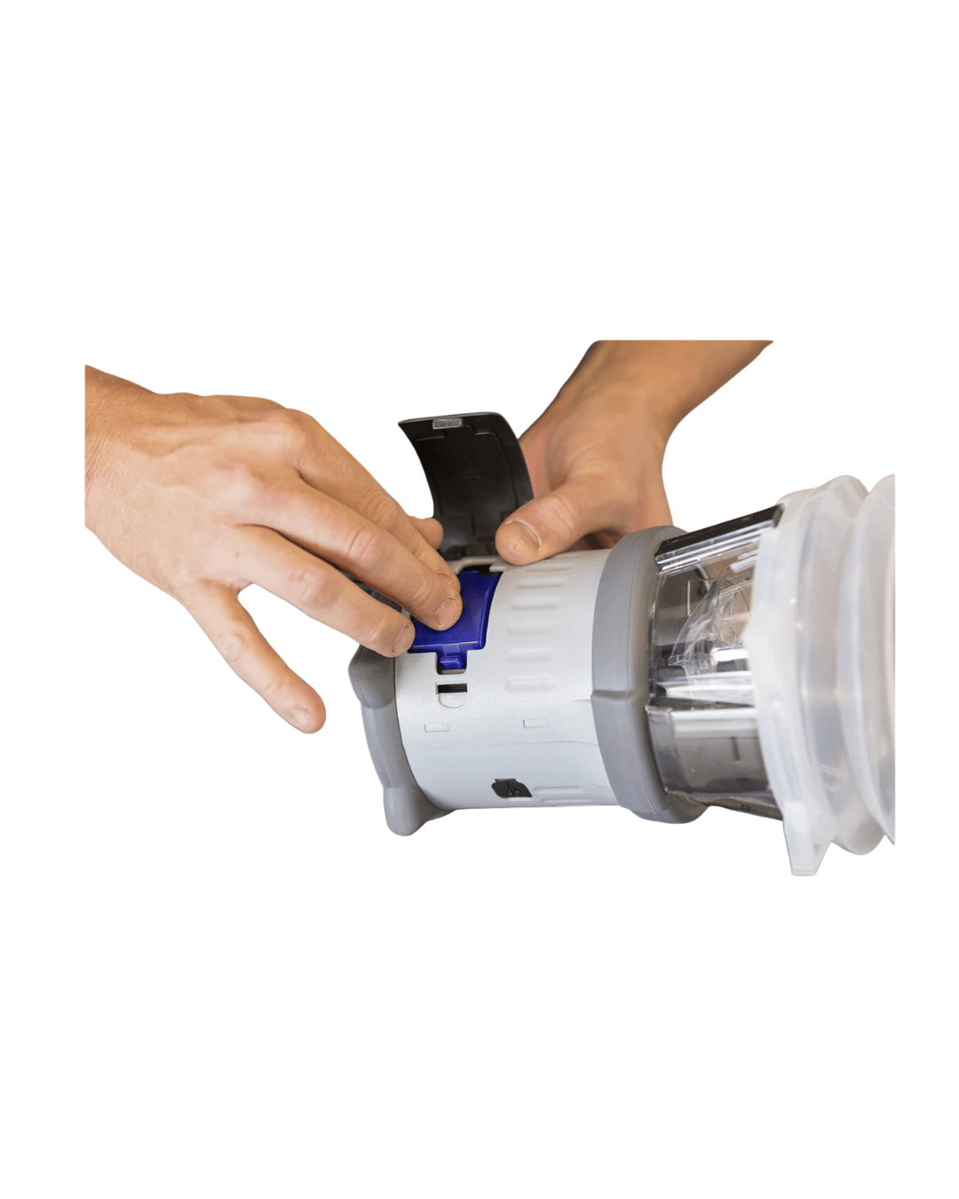 SOLO TS3 Smoke Detector Test Capsule in use