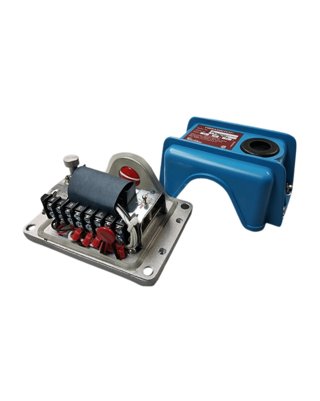 Internal components of Robertshaw 366-A8 detector with cover removed