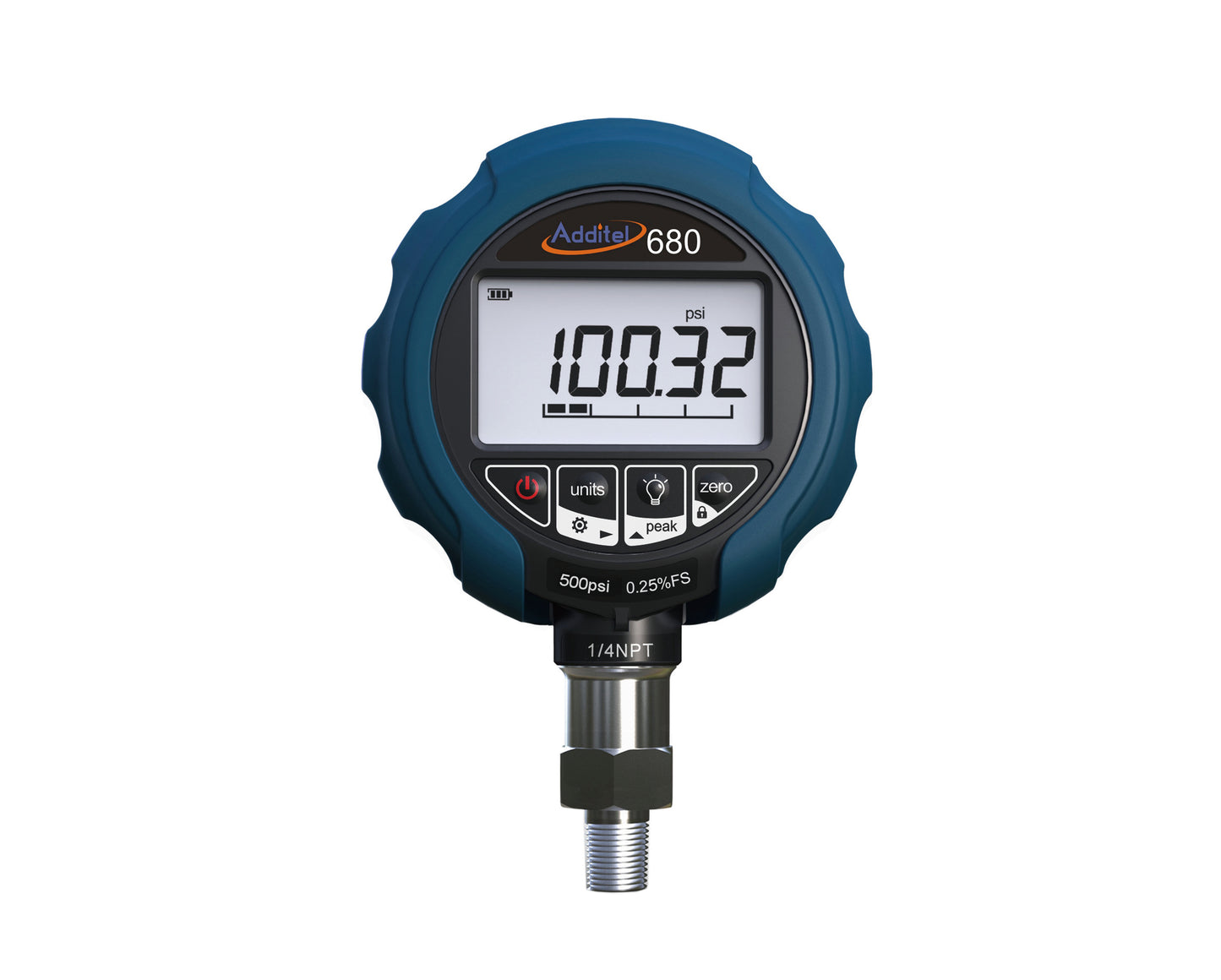 ADDITEL-ADT68010GP3KPSIN-ADT680-10-GP3K Digital Pressure Gauge 0-3000 PSI