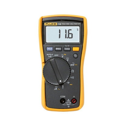 Fluke 116 HVAC multimeter with temperature sensor