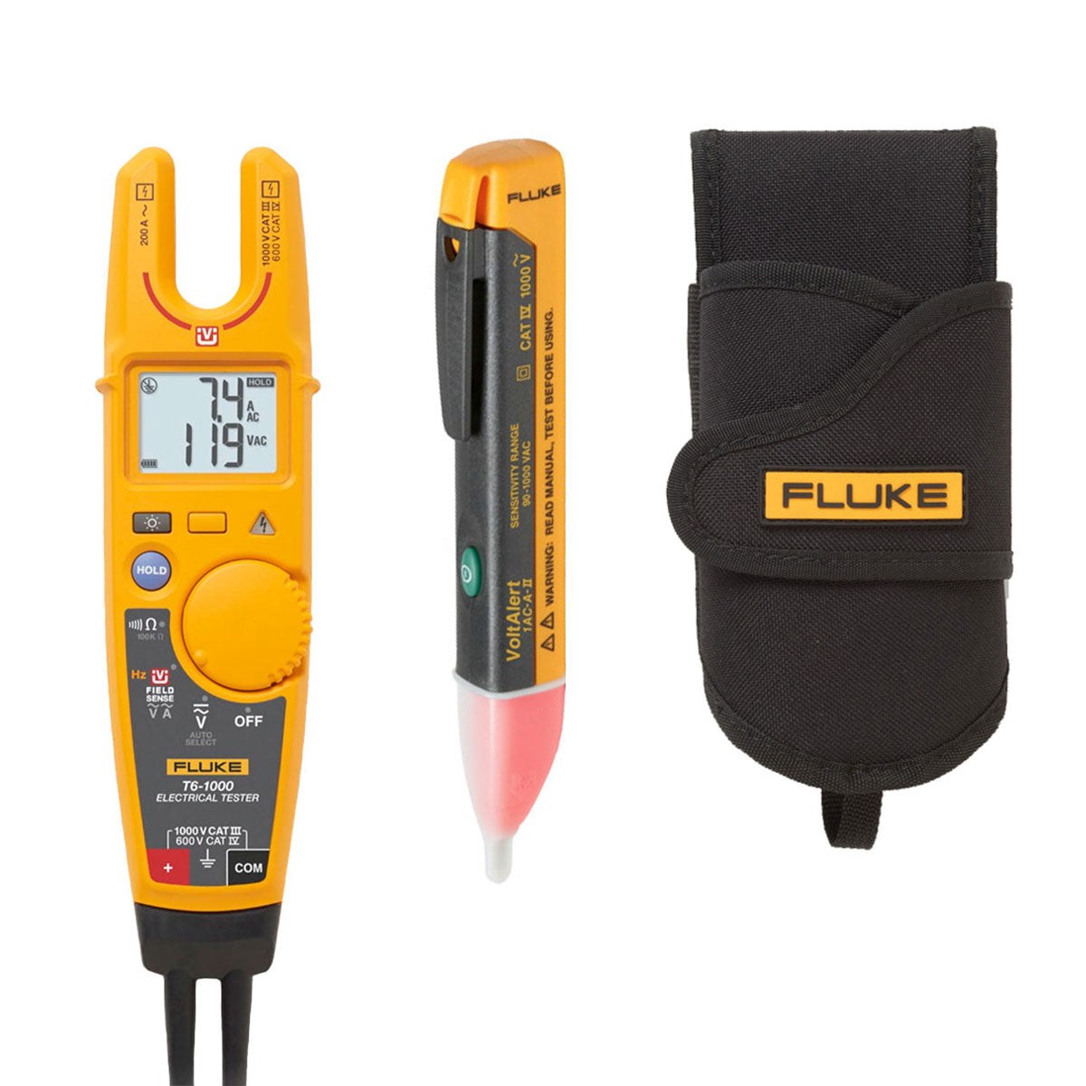 FLUKE-T6-HT6-1AC KIT-T6-1000 Electrical Test Kit T6, Holster, 1AC