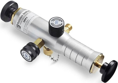 Close-up view of Ralston DPPV-0000 pneumatic hand pump